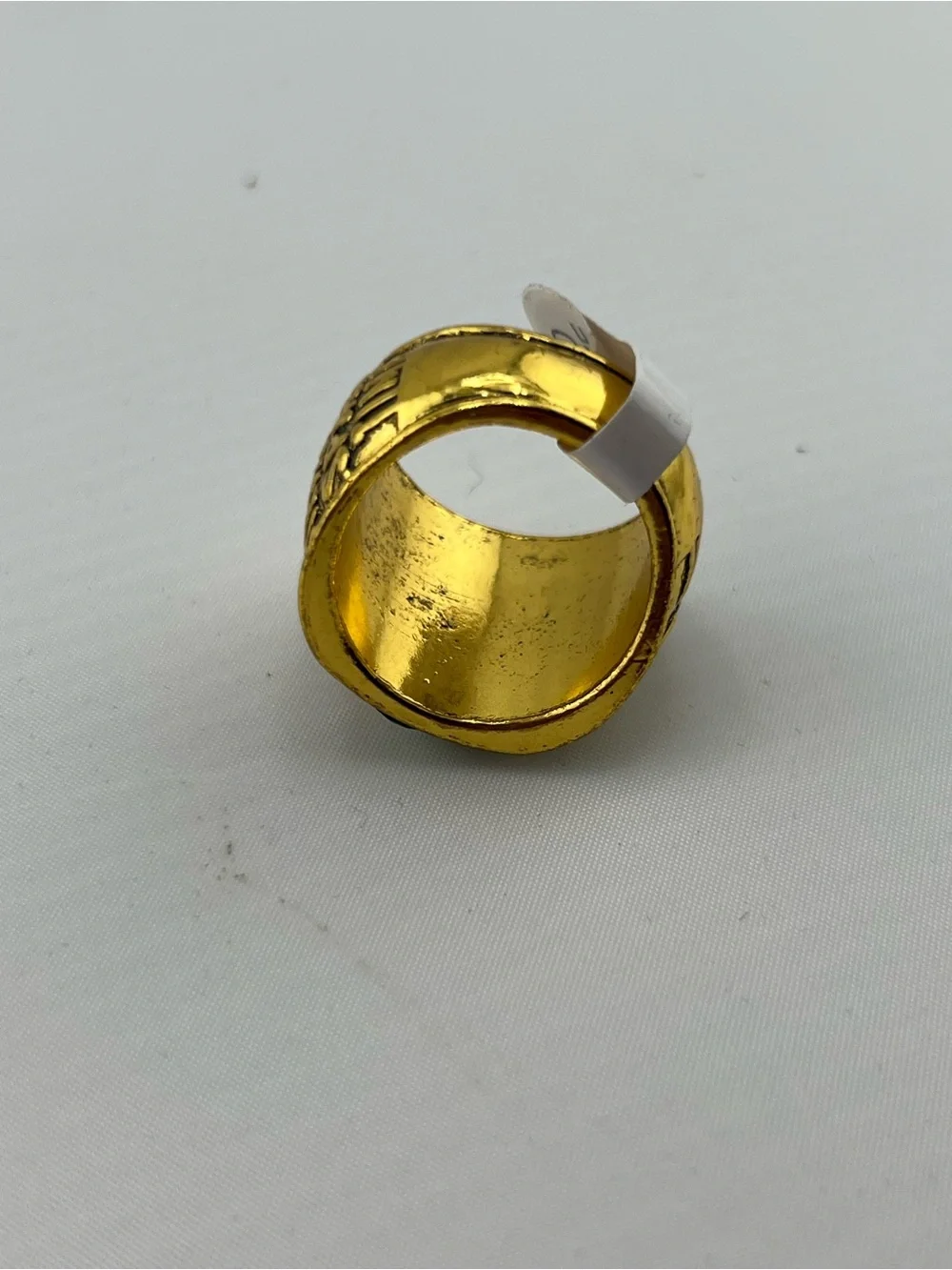 🎁Gold-Tone Multicolor Gem Statement Ring - Size 10